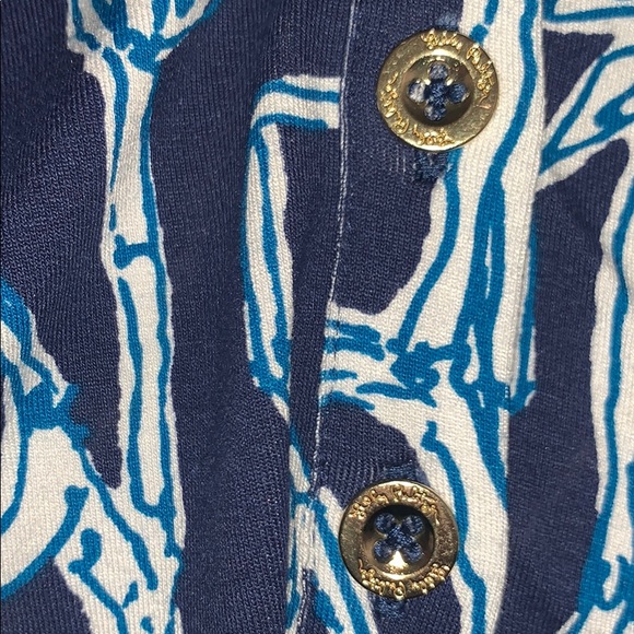 Lilly Pulitzer UPF 50+ Ansley Polo Dress High Tide - Picture 8 of 8